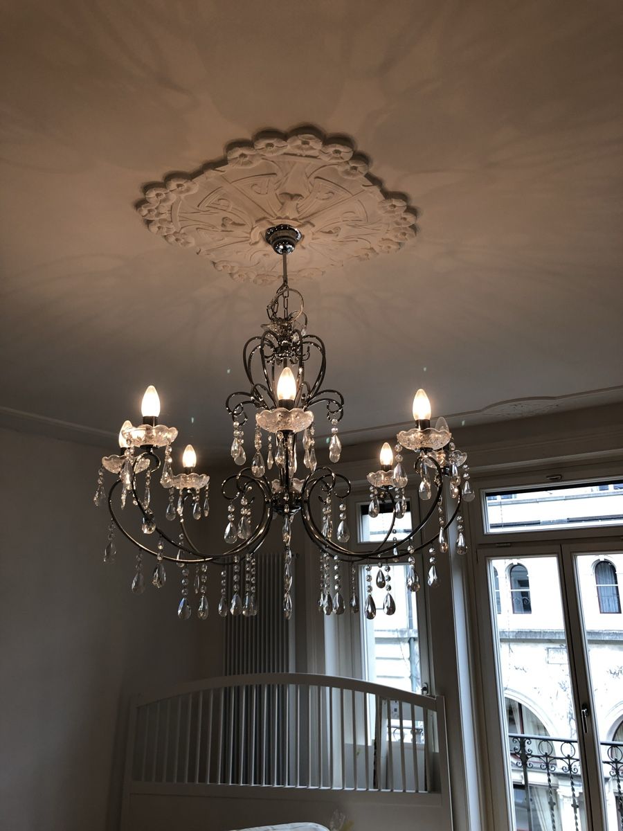 Pfister Lampadari & plafoniere: Kronleuchter Kristall gebraucht – Usato da Willisau venduto da dansvid