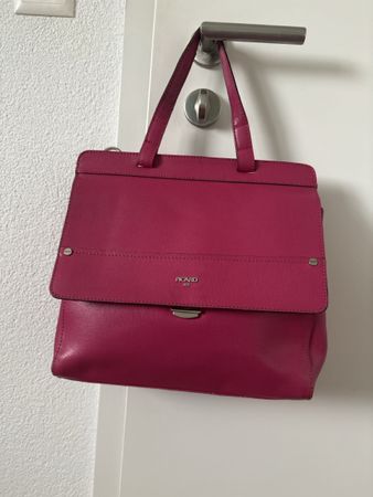 Sac Picard cuir fuschia