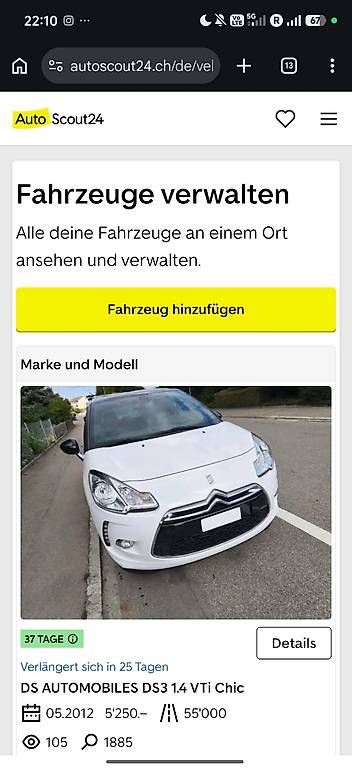 Autos: DS3 Top gepflegt  – D'occasion à Steinach par jas_58s5