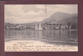CLARENS depuis le lac - 1903 - CPN