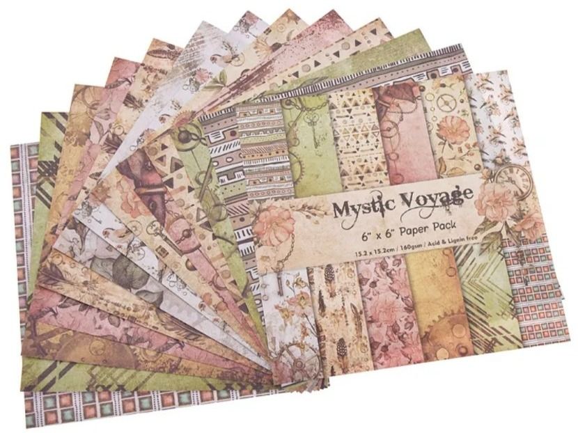 Papiere: Design-Papier Nr.478, 12 Designs/24 Blätter – Neu und originalverpackt aus Gretzenbach von Fliegepilz56
