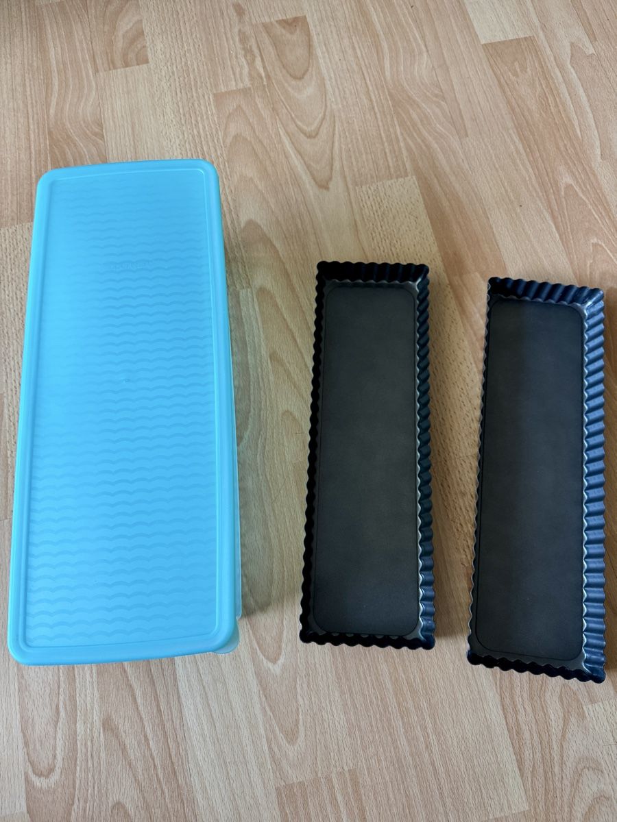 Betty Bossi Moules à gâteaux: Backform Set & Behälter: 2 Formen rechteckig neu – Neuf (Voir description) à Zürich par pilatus777 1