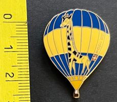HB QCB, Heissluftballon/ Giraffe, Schweizer Wappen/ Pin
