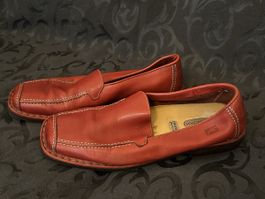 Rote weiche Leder Schuhe der Marke Fluchos Gr. 38