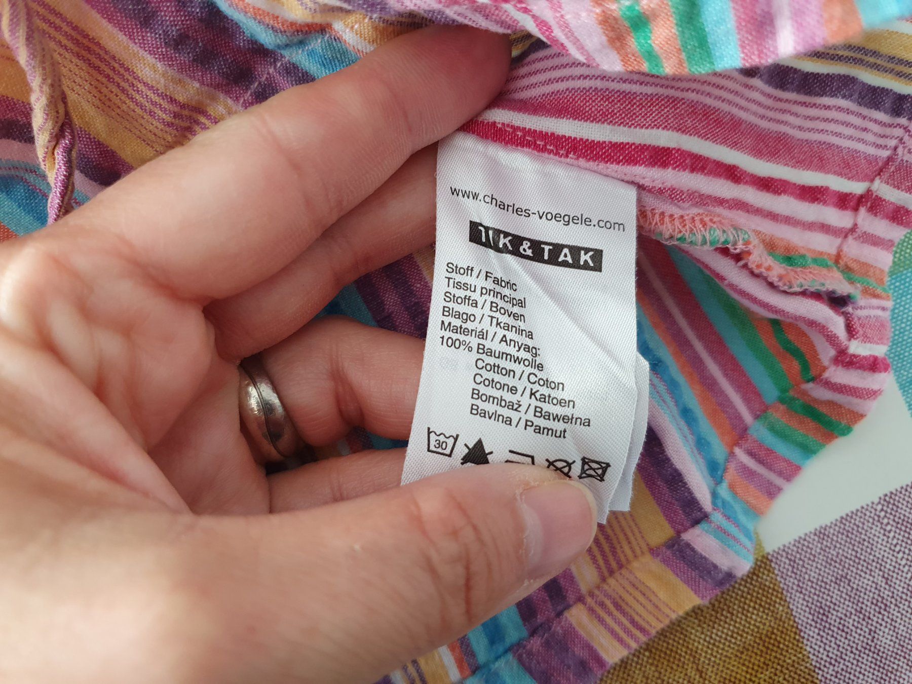 Blusen, T-Shirts & Tops: Tik Tak Langarm Bluse - 104 - Gestreift – Gebraucht aus Staufen von Fleby84 3