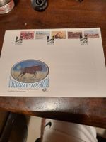 Lettre de timbres rare de tourisme, Afrique du Sud!