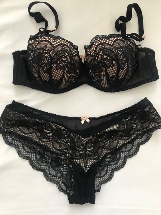 S Oliver Bh Und Panty Set Schwarz 80b 40 Kaufen Auf Ricardo