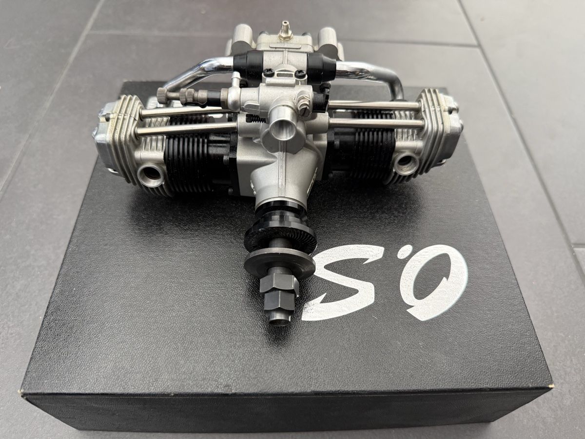 Motori: O.S. Gemini-160 Boxer 26ccm mit Schalldämpfer – Nuovo (secondo la descrizione) da Gebertingen venduto da Dvenosta