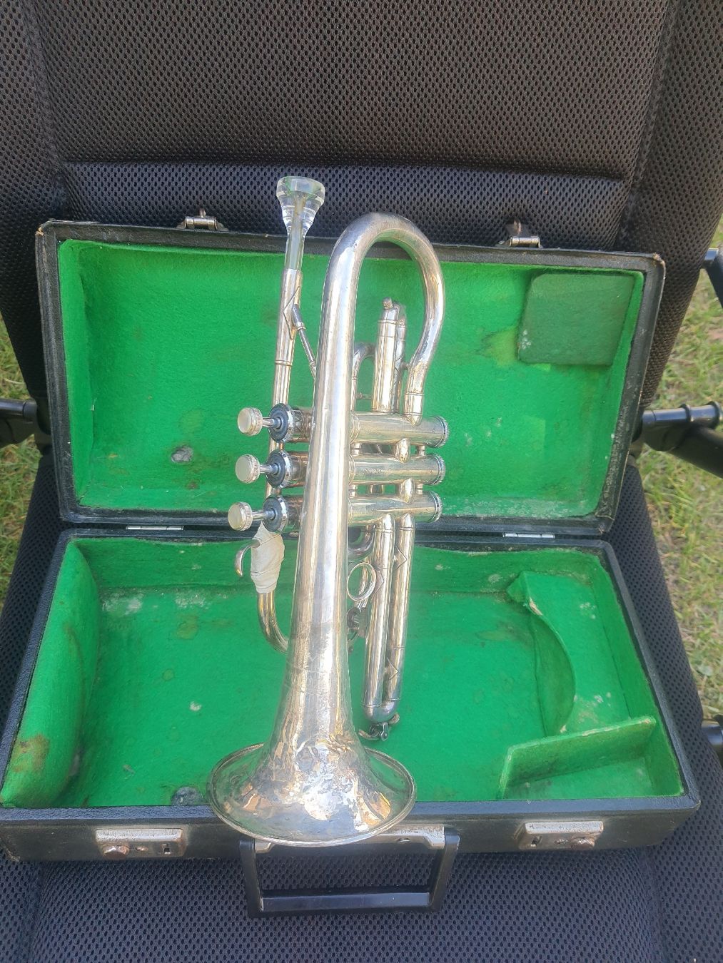 Musikinstrumente: Cornnet en laiton Smith avec étui numéroté 671254 – Gebraucht aus Pont-de-la-Morge von Mirabelle0
