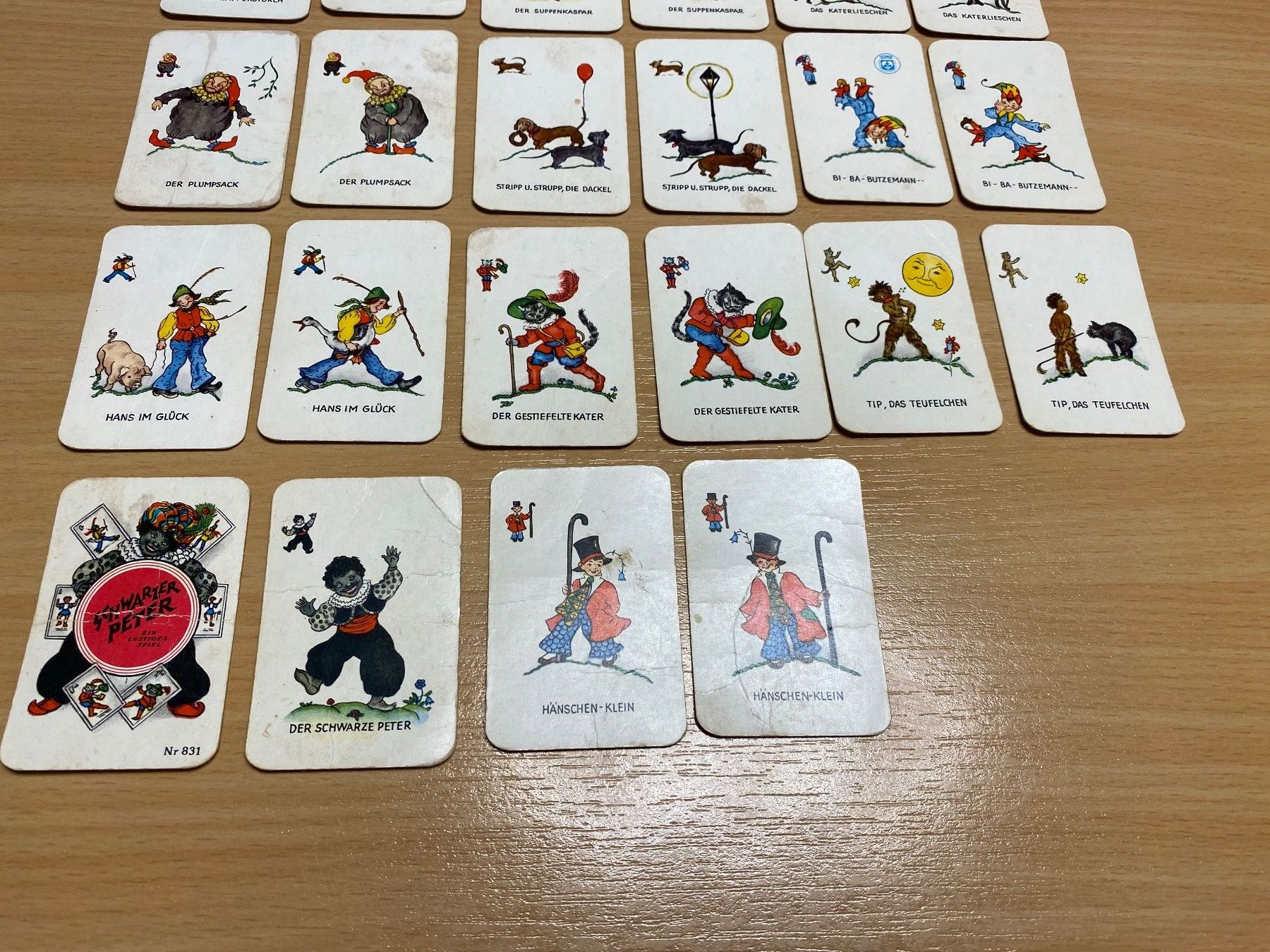 Spiele: SCHWARZER PETER NR.831 EIN LUSTIGES SPIEL, MAX UND MORITZ... – Gebraucht aus Stein AR von claire009 2