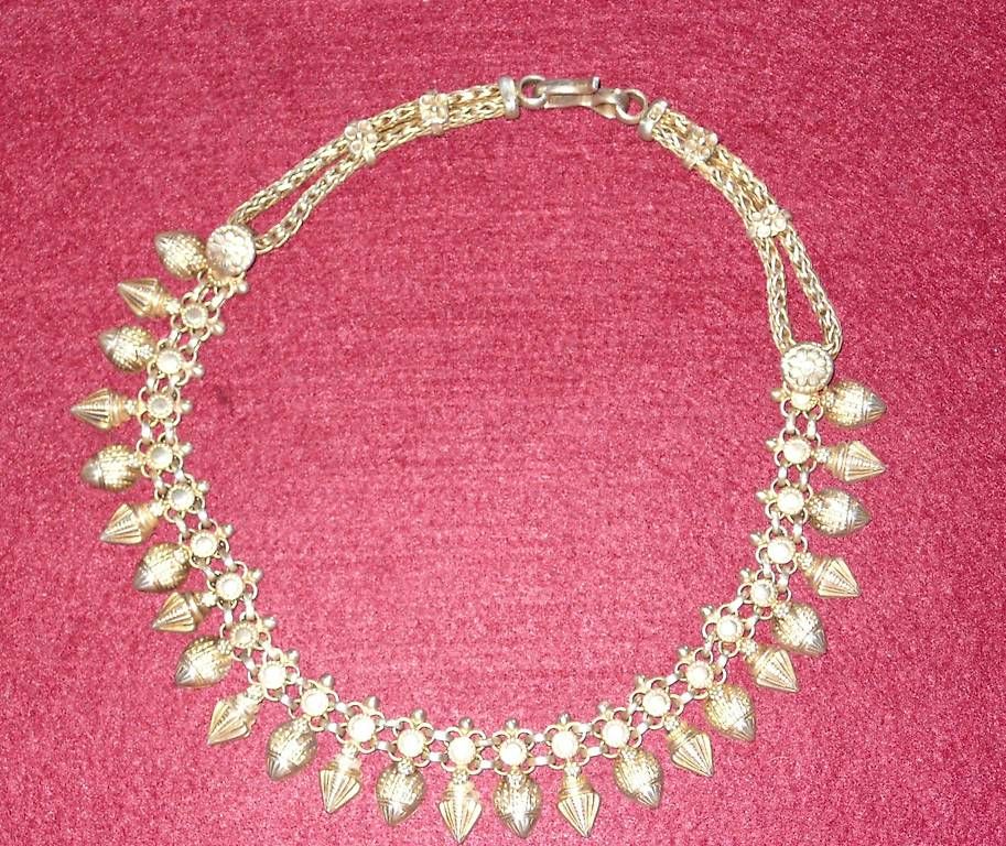 Catenine: antike Halskette Silber 925 vergoldet – Usato da Richterswil venduto da Moii89