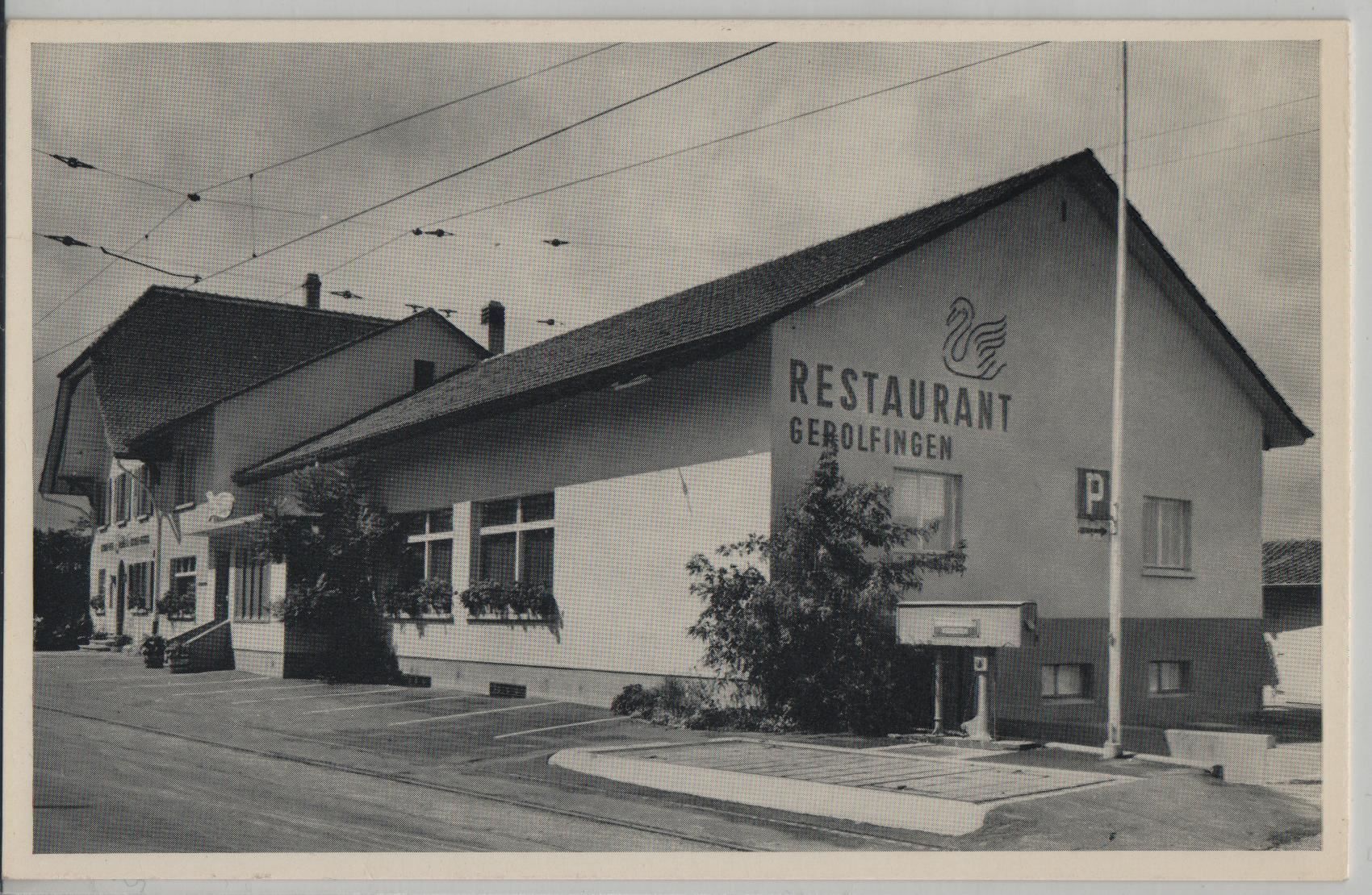 Cartoline postali: Gerolfingen - Restaurant Schwanen – Antico da Ettingen venduto da Kartenplanet