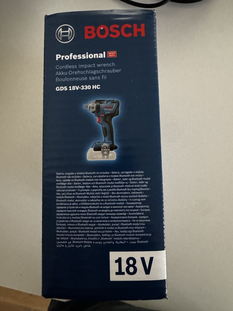 Bosch Trapani: BOSCH Professional GDS 18V-330 HC new – Nuovo e nell'imballaggio originale da Mettmenstetten venduto da Monolit333 2