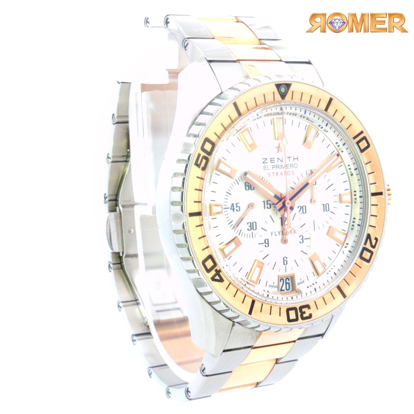 Zenith Orologi: ZENITH EL PRIMERO STRATOS FLYBACK FULL SET 45,5 MM – Nuovo (secondo la descrizione) da Winterthur venduto da Romer.Uhren.Schmuck 2