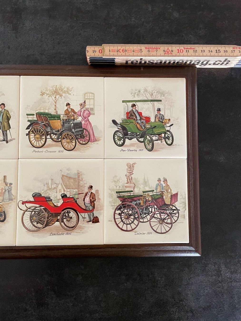 Dipinti: Tableau Carrelage Vintage Oldtimer – Usato da Vallamand venduto da Bricbracbroc82 6