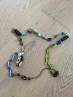 lange Halskette mit bunten Glasperlen ✨