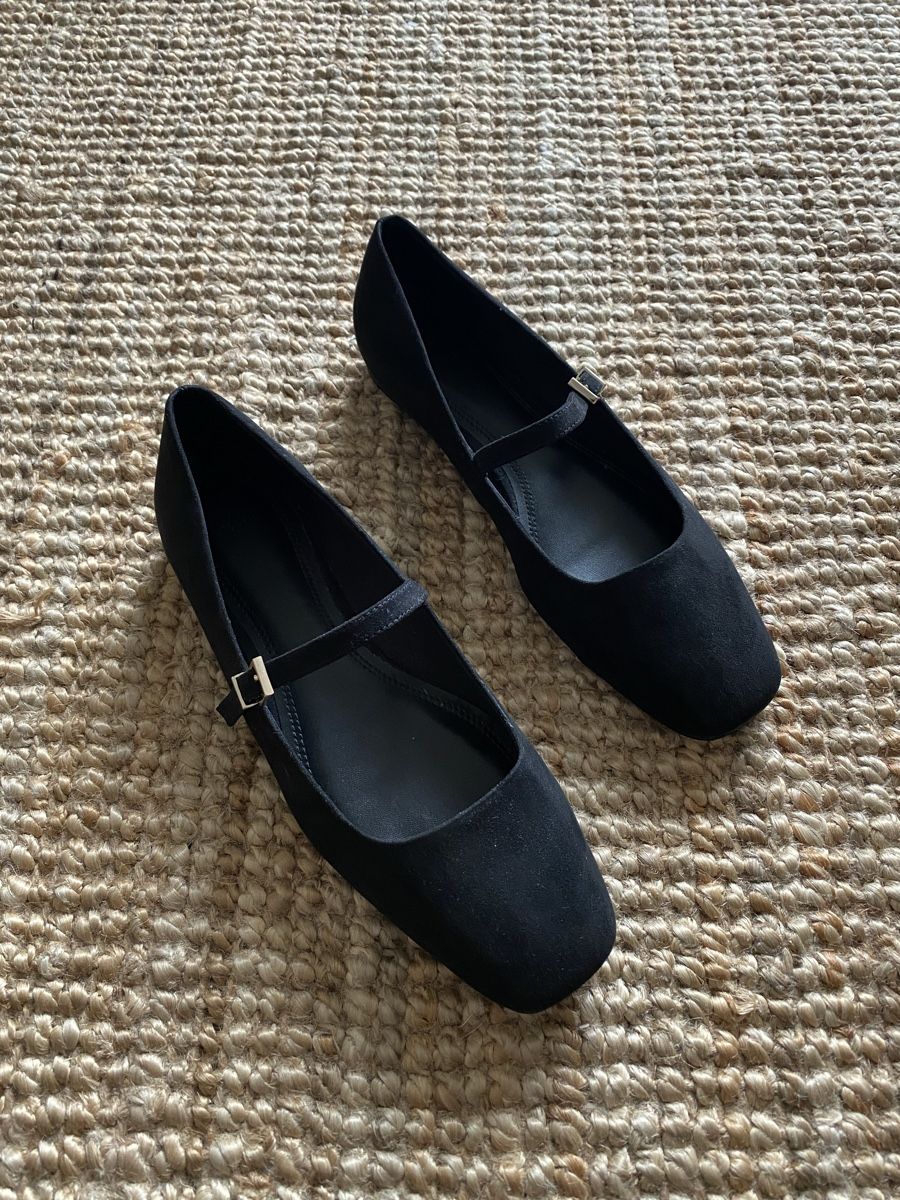 H&M Scarpe da donna: Black Suede Ballerinas – Nuovo (secondo la descrizione) da Zürich venduto da afe_q5ck