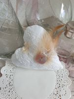 Herz Deko Shabby Chic Vintage Stoffherz Liebe Hochzeit Boho