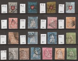 Lot diverse Altschweiz Ausgaben, teils signiert : KP 5470.--