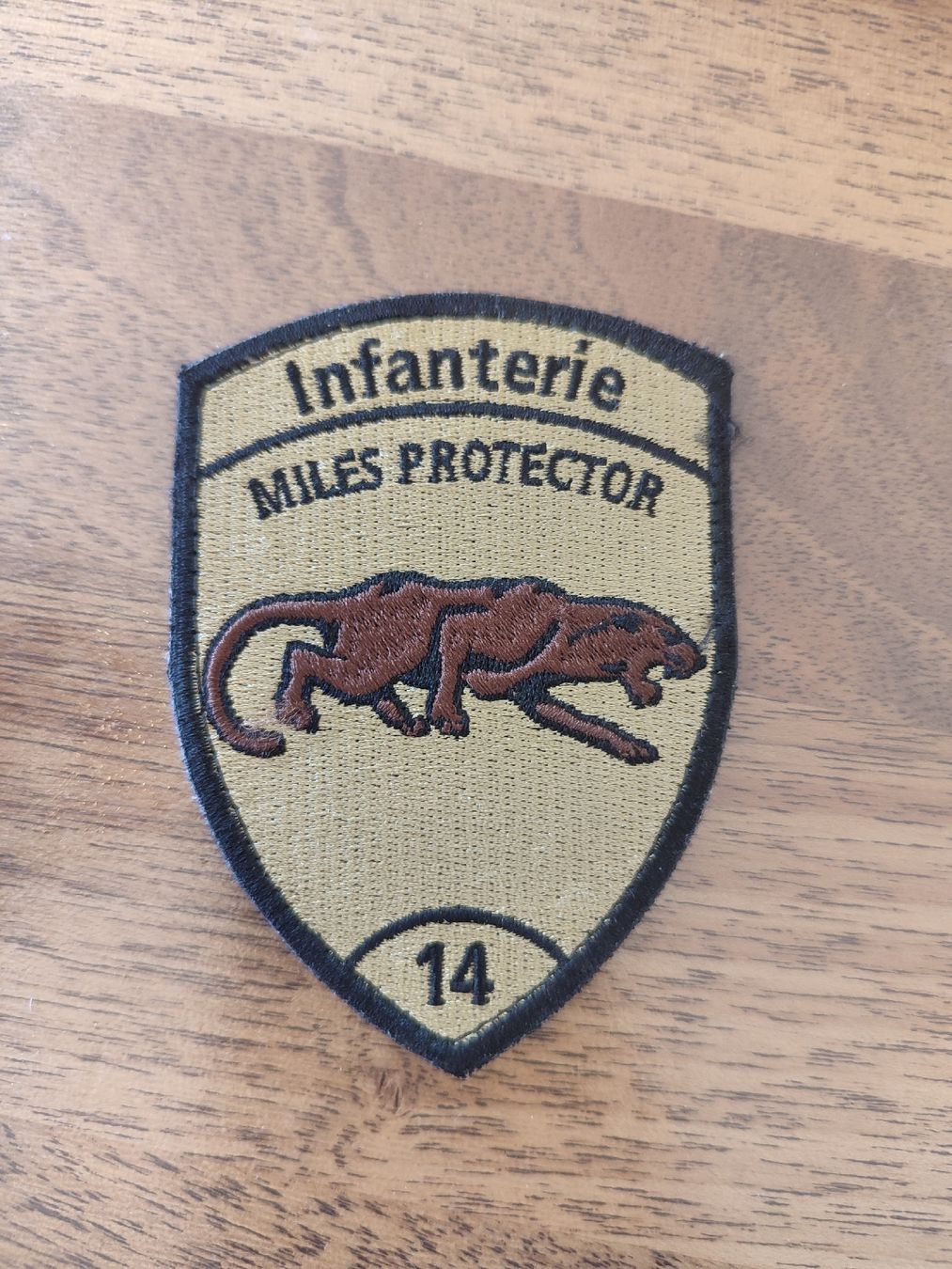 Schweizer Armee Placchette & Badge: Badge Infanterie Miles Protector NEUF – Usato da Bougy-Villars venduto da Vogue