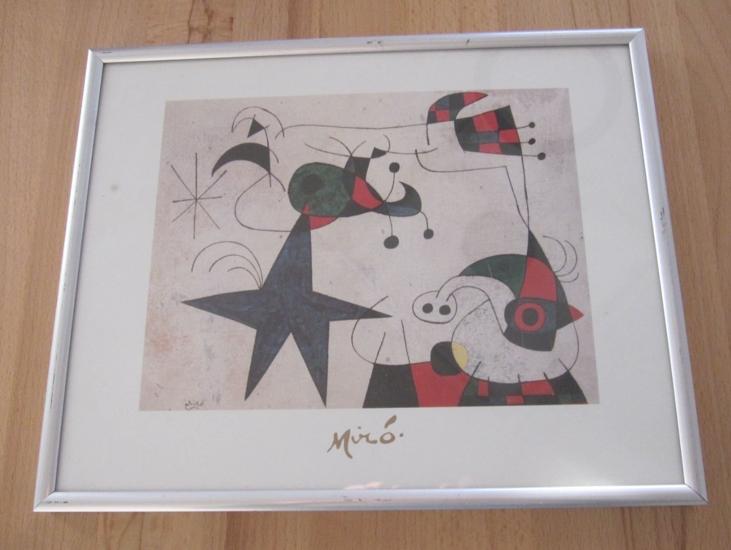 Foto & Immagini: Joan Miró Bild Kunstdruck "Rhythmus des Schlangendurchgangs" – Usato da Mauren TG venduto da jokau