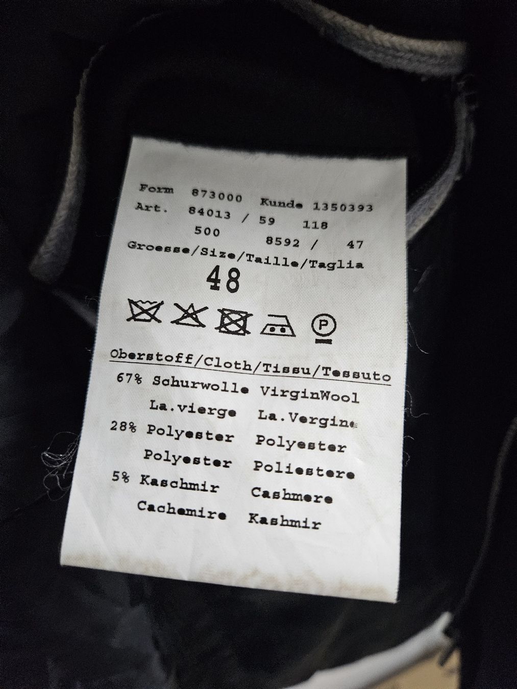 Bugatti Cappotti: Bugatti Goretex Mantel Gr.48 Anthrazit – Usato da Dübendorf venduto da ciindarxlla 3