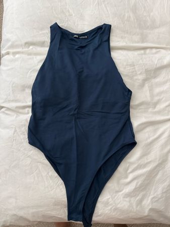 ZARA Bodysuit blau Gr. M