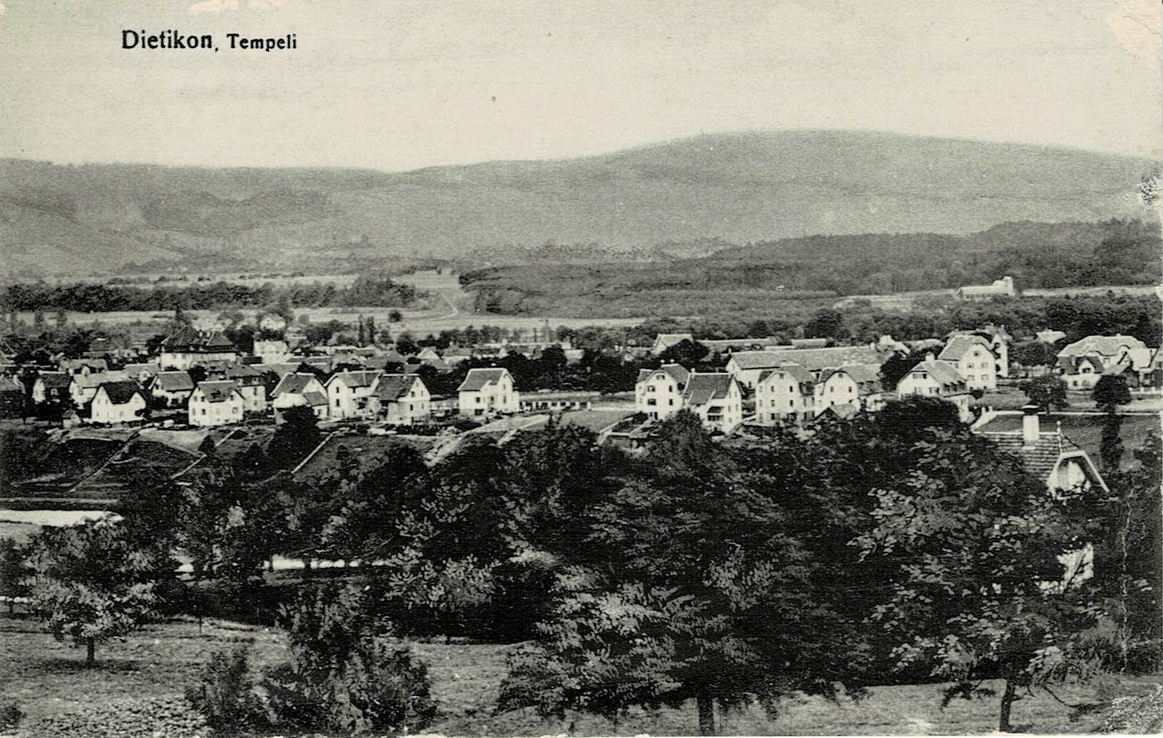 Cartoline postali: DIETIKON  Tempeli ZH ca 1920! – Nuovo (secondo la descrizione) da Hergiswil NW venduto da Kartenfrau