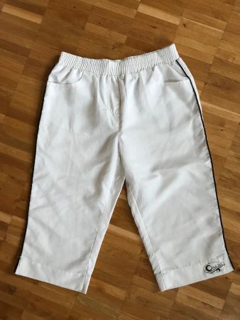 Kind Mädchen Sport Hose Gr.146-152 weiss