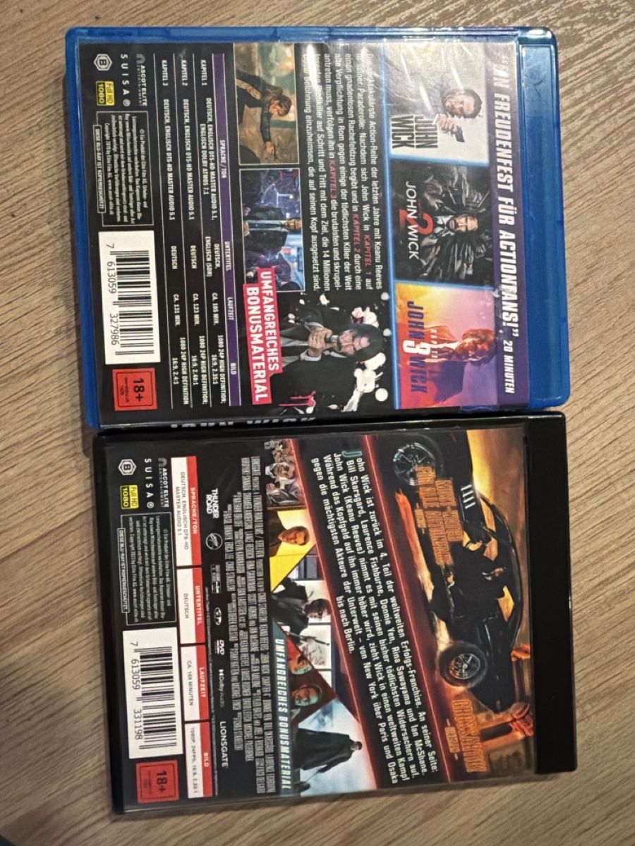 Alle DVDs: John Wick 1-4 Collection BluRay – Gebraucht aus Hagendorn von masterchieff 1