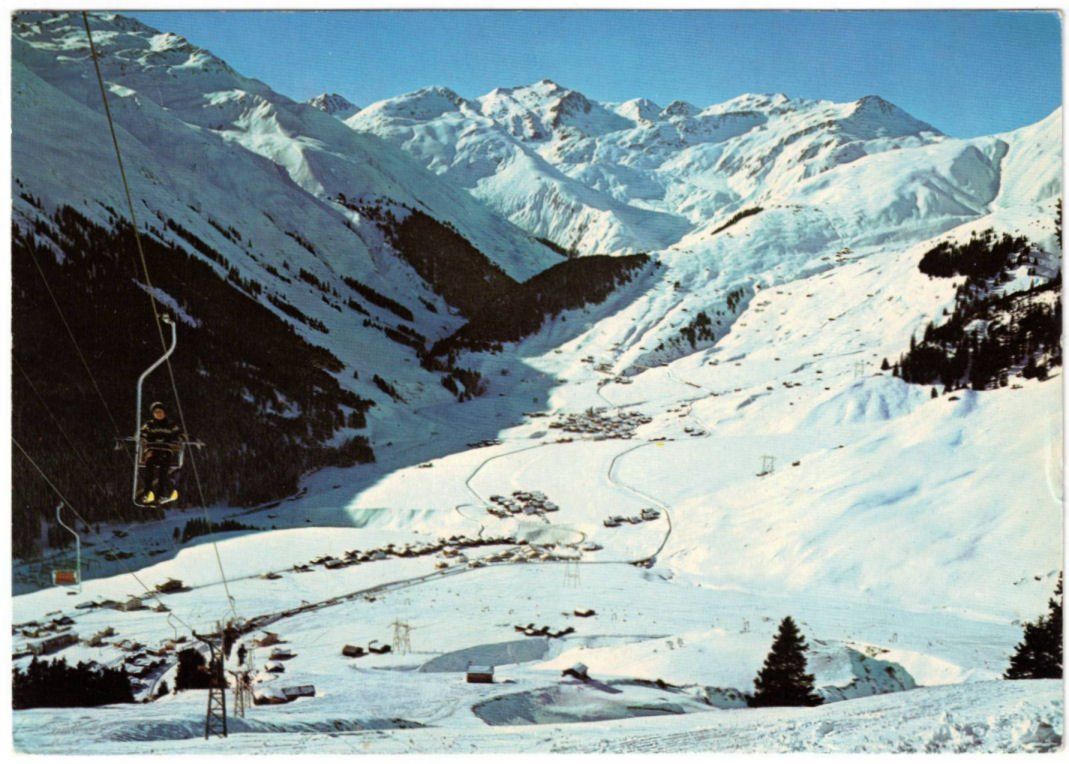 Ansichtskarten: Sedrun - Sessellift Cungieri – Gebraucht aus Binningen von Mountainrider