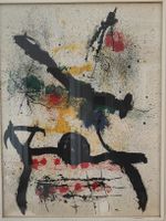 Joan Miró Lithografie, HSG-Mappe St. Gallen, Signiert