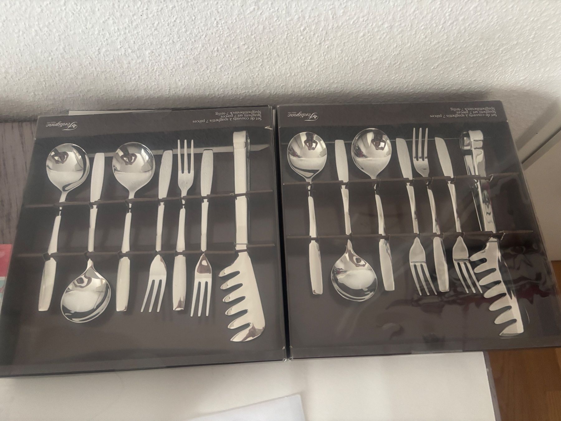 Bestecksets: Fontignac Spaghetti-Besteck Set, 7-teilig x 2 Stk Set – Neu und originalverpackt aus Wallisellen von ASZT
