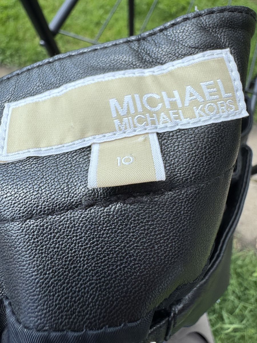 Pantaloni: Echtlederhose, Michael Kors, Grösse 42, Schwarz, – Nuovo (secondo la descrizione) da Tann venduto da Clemensthe5 2
