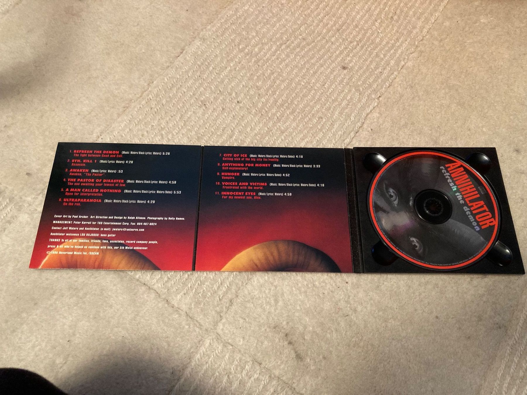 CDs: Annihilator - Refresh the Demon CD - Thrash Metal Klassiker! – Gebraucht aus Wagenhausen von Novafreund283 1