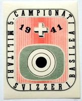Soldatenmarke 2.WK, Basel 1941, Ita, geschn, Wi AM 11-2