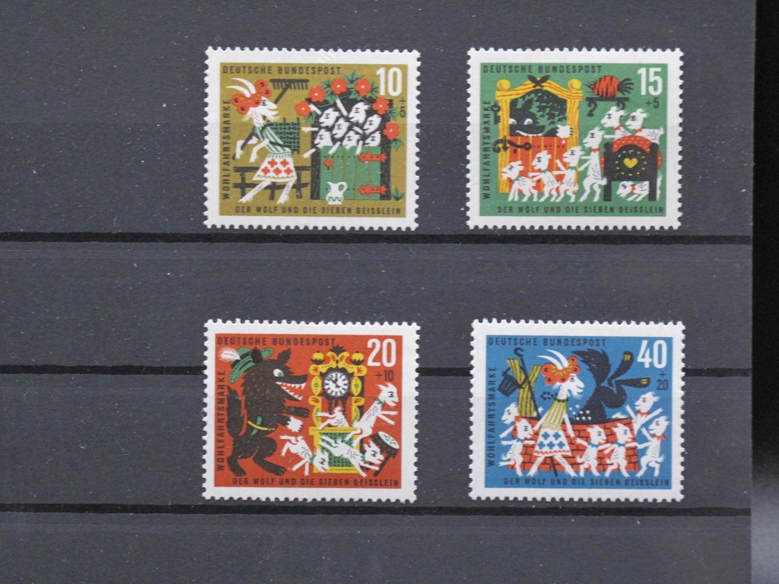 Tutti i francobolli: BRD 1963 Grimm Märchen V  ** – Usato da Wil SG venduto da fva01