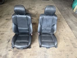 BMW E46 Kombi schwarze vollelektronische Ledersitze vorne