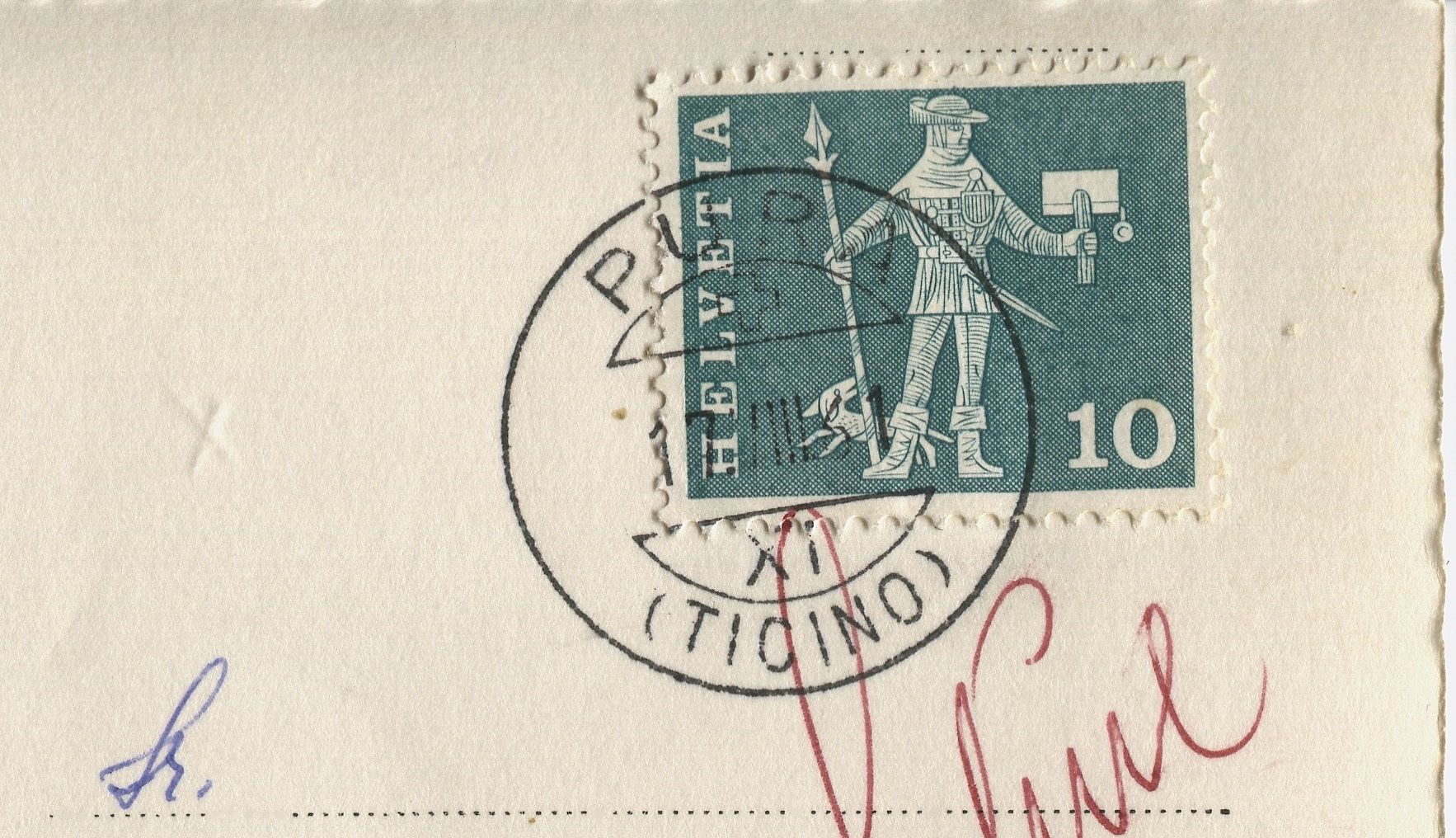 Cartoline postali: Caslano 1961 – Usato da coglio venduto da Tascia1 1