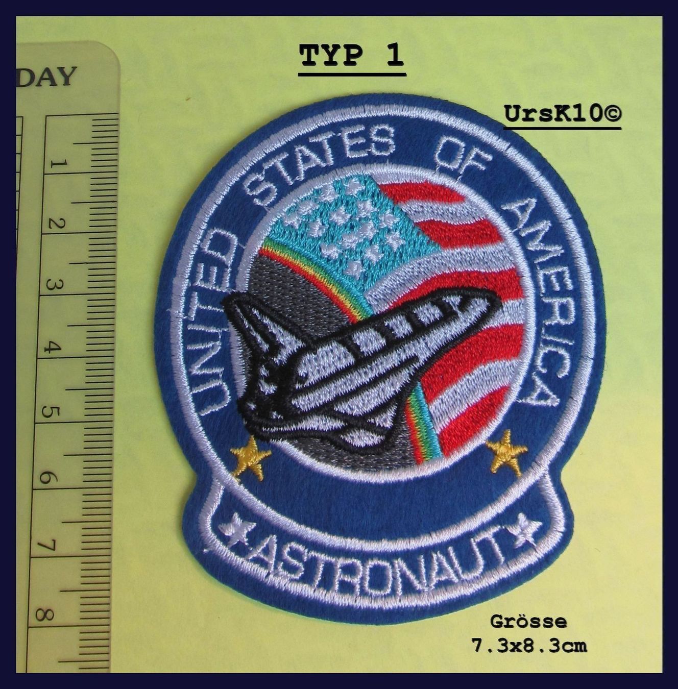 NASA Placchette & Badge: NEUER Flying Patch / Badge Airforce Astronaut – Nuovo e nell'imballaggio originale da St. Margarethen TG venduto da ursk10