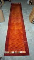 Orientteppich"GABBEH" Rostrot  339cm x 73cm ,100% Schurwolle