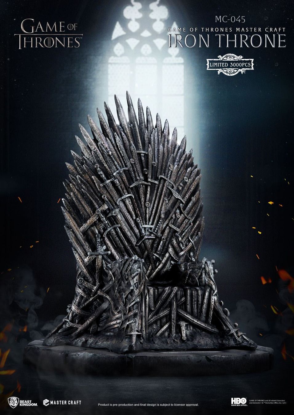 Hot Toys Statuette: Game of Thrones Iron Throne MC-045 Beast Kingdom – Nuovo e nell'imballaggio originale da Sisseln AG venduto da schenk-figuren 2