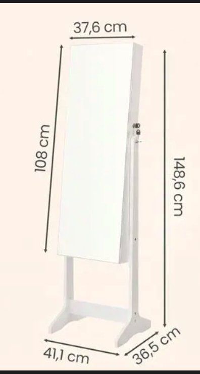 Armadi: Armoire à Bijoux "Miroir" 145cm Blanc – Usato da Cossonay-Ville venduto da frahon 2