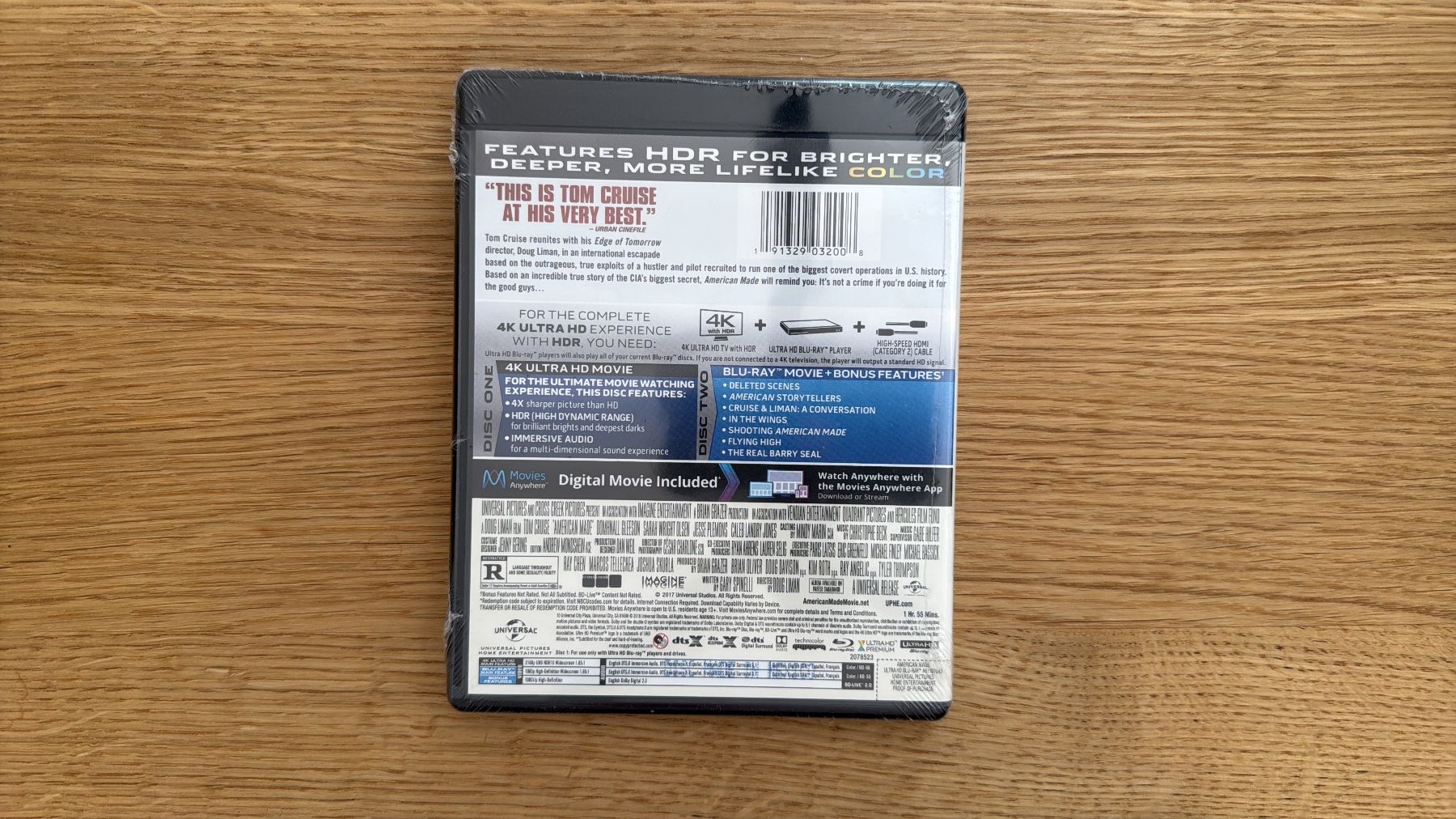 Tutti i DVDs: American Made - 4K UHD Blu-Ray – Nuovo e nell'imballaggio originale da Wallisellen venduto da Art_Vendorlay 1