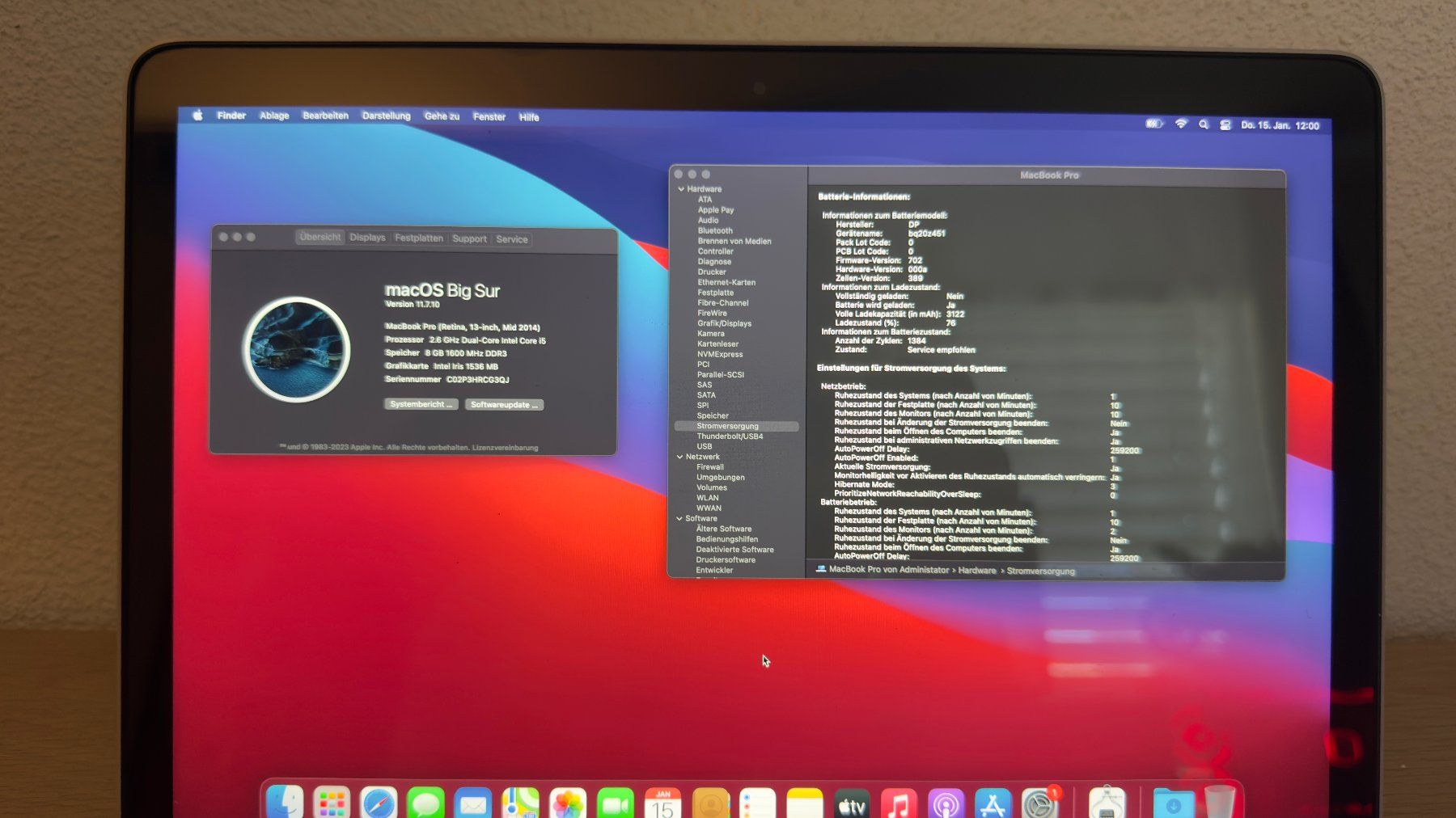 Apple Notebook: Apple MacBook Pro 13" (2014) - 8GB RAM | 256GB SSD | i5 – Usato da Chavannes-près-Renens venduto da adr_fn5f 5