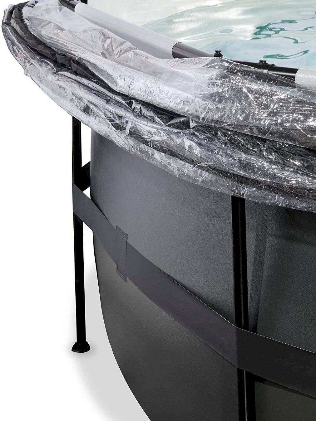 Schwimmbad: EXIT Black Leather Pool ø427x122cm – Neu und originalverpackt aus Bottighofen von zaap 4