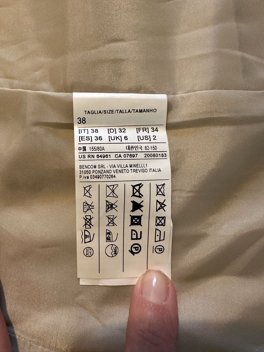 Benetton Giacche: Balzer von Benetton – Nuovo (secondo la descrizione) da Bern venduto da est_56rm 6