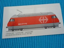 SBB LOK 2000 Sticker-Abziehbilder 2 Stück !