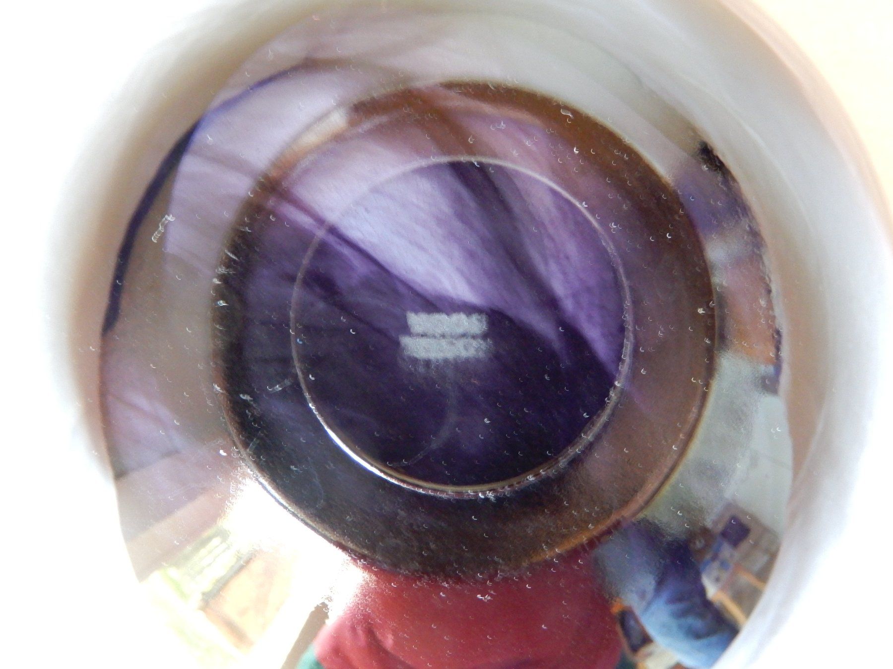 Kosta Boda Ciotole: Kosta Boda Schale "Contrast" Farbe Amethyst – Usato da Senèdes venduto da tintinette43 5
