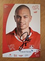 Gökhan Inler Autogrammkarte Schweizer Nati